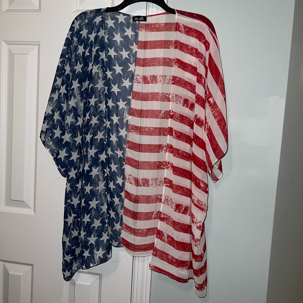 American Flag Kimono